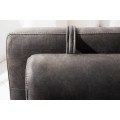 Luxusní relaxační křeslo relax šedá