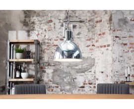 Designové závěsné svítidlo Factory II chrom