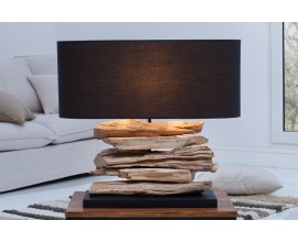 Designová stolní lampa Riverine II černá