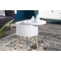 Designový příruční stolek Multi Talent 45cm bílý