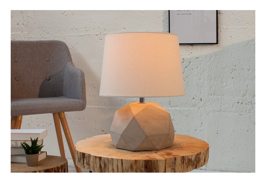 Designová stolní lampa Cement II