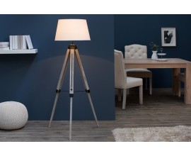 Designová elegantní stojací lampa Sylt 99-143cm