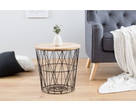 Designový příruční stolek Storage 42cm černý