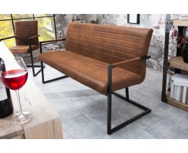 Designov&aacute; pro&scaron;&iacute;van&aacute; lavice Imperial 160cm hněd&aacute;