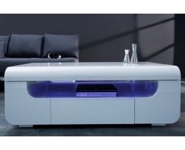 Designový moderní konferenční stolek Ambience 120cm bílý