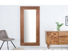 Stylové masivní zrcadlo Hemingway z recyklovaného dřeva 180x80