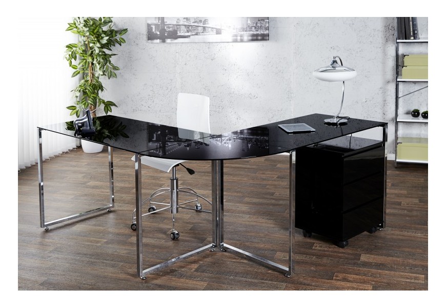 Luxusní elegantní pracovní stůl Big Deal černý