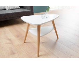 Designový příruční stolek Scandinavia bílý