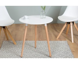Designový příruční stolek Scandinavia 60cm bílý