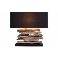 Designová stolní lampa Riverine II černá