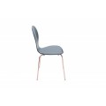 Designová židle Form antracit / měď