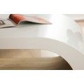 Designový moderní konferenční stolek Manhattan 110cm bílá / dub