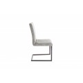 Designová jídelní židle Bristol šedá (bez opěrek)