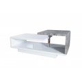 Designový konferenční stolek Concept 100cm bílá / beton