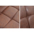 Designová barová židle Modena 95-115cm vintage brown