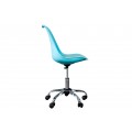 Moderní designová kancelářská židle Scandinavia tyrkysová