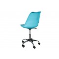 Moderní designová kancelářská židle Scandinavia tyrkysová