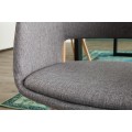 Designová skandinávská židle Nordic Star šedá