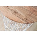 Designový příruční stolek Storage 42cm bílý