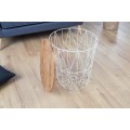 Designový příruční stolek Storage 42cm bílý