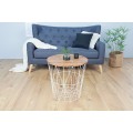 Designový příruční stolek Storage 42cm bílý