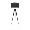 Designová stojací retro lampa Tripod černá