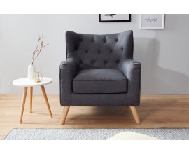 Designové skandinávské křeslo tarvos šedé