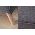 Designové skandinávské křeslo tarvos šedé