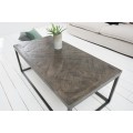 Designový industriální stolek Infinity 120 cm šedý