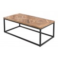 Designový industriální stolek Infinity 120 cm přírodní