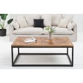 Designový industriální stolek Infinity 120 cm přírodní