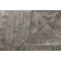Designový industriální stolek Infinity 60 cm šedý