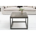 Designový industriální stolek Infinity 60 cm šedý