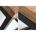 Designový industriální stolek Infinity 60 cm přírodní