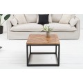 Designový industriální stolek Infinity 60 cm přírodní