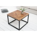 Designový industriální stolek Infinity 60 cm přírodní