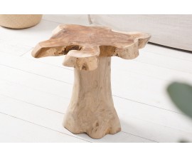Designový příruční stolek Teak Root 40cm