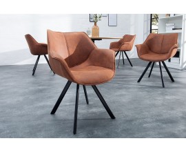 Designová židle Dutch Retro antická hnědá