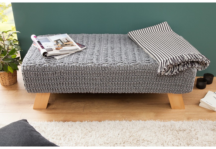 Designová pletená lavice Stool 100cm