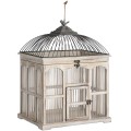 Antique White Victorian Bird Cage