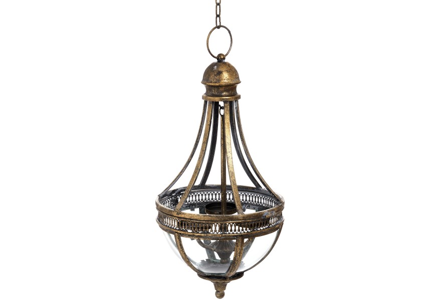 Antique Gold Suspended Candle Holder