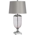 Hermes Glass Metal Table Lamp
