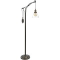 Designová industriální stojací lampa Hudson 165cm