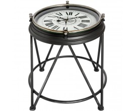 Compass Clock Side Table
