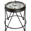 Compass Clock Side Table