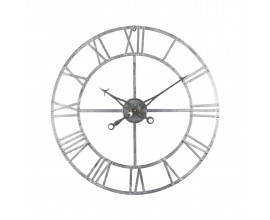 Designové pevné hodiny Skeleton 82cm