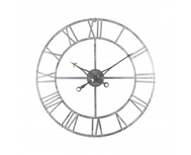 Designové pevné hodiny Skeleton 82cm