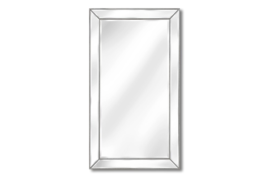 Grand Statement Beaded Framed Mirror