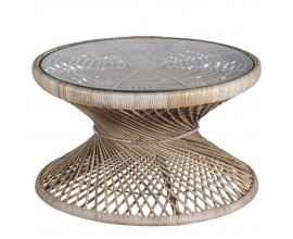 The Bali Collection Full Rattan Twisted Coffee Table