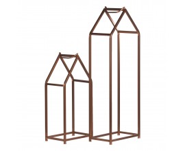 Set dvou designových stojanů na dřevo